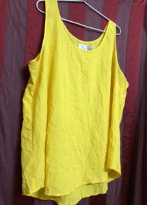 Time &amp; Tru Yellow Tank Top