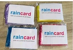 Pocket Ren Card Raincoat Use And Throw