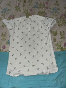 Printed White T-Shirt