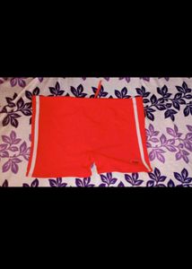 Mens Swimming Trunks - Red and White