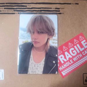 official taehyung (v) layover photocard