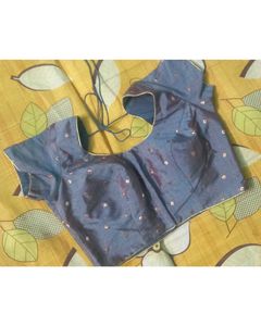 Grey Multishaded Stitched Blouse