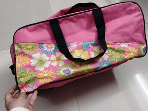 Jeyachandran Duffle Bag - Pink Floral Fantasy