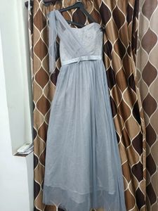Grey Colour Gown