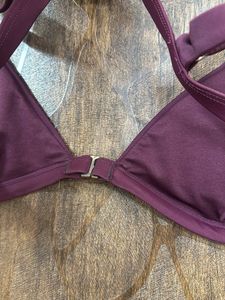 Burgundy Bikini Top