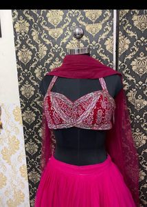 Pink Lehenga Choli Set