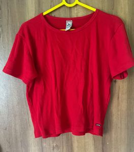 Red Crop Top