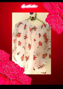 WOW 🌹 Rose fluffy Top (Double Layer)🌹🧺🌹🧺🌹🧺