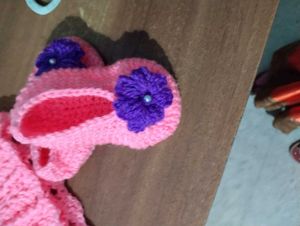 Crochet Baby Dress with Hat &amp; Booties