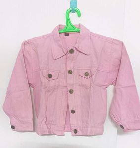 Cute Pink Denim Jacket