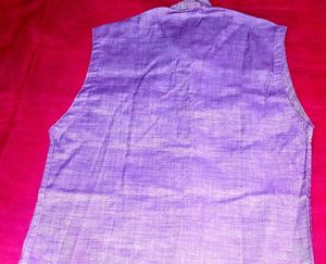 Purple Sleeveless Vest