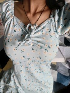 Floral Print Mini Dress
