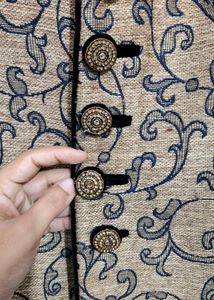 Khalhi + Navy Blue Jodhpuri