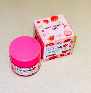 &#34;Crazy Girl Lip Scrub&#34; in strawberry flavor