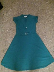 Floral Embroidered Girls Dress