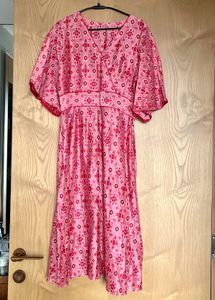 pure Chanderi  Midi Dress