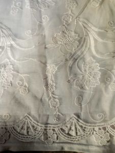 Pearl And Diamond Embedded White Top