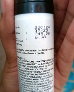 underrated sunscreen SPF50PA+++