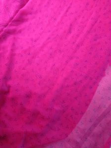 Pink Bandhej Print Saree 😍