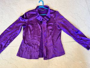 Purple Shein Blouse
