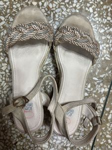 Braided Strap Heeled Sandals