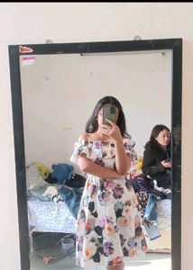 Floral Off-Shoulder Dress