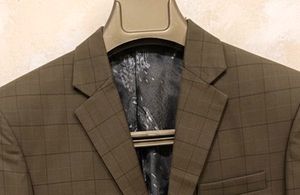 Stylish Brown Plaid Blazer