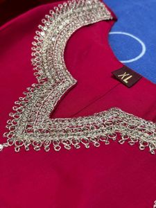 Elegant Red Kurta Set