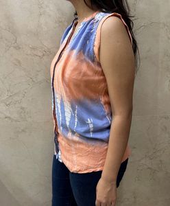 Tie-Dye Sleeveless Top