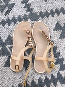 Elegant Jelly Thong Sandals
