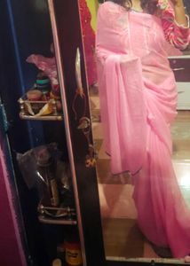 Pink saree