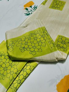 Elegant Floral Saree