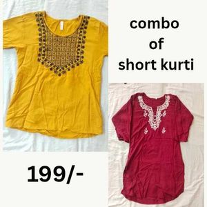 Combo Of 2 Short Kurti