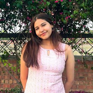 Pink Embroidered Kurta