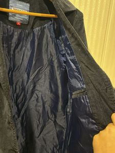 Vintage Blue Corduroy Coat S-M