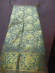 South Indian Kanjeevaram Semi Silk Pattu Saree