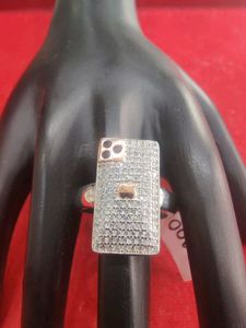 925 Silver Iphone Ring For Men&#39;s Wth Hallmark