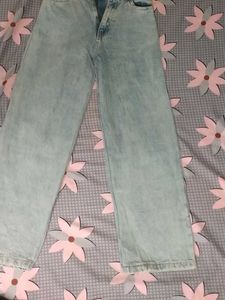 Light Wash Wide Leg Jeans
