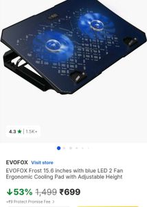 Evofox Laptop Cooling Pad 💻