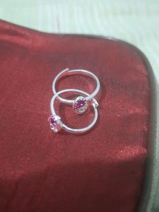 silver toe ring