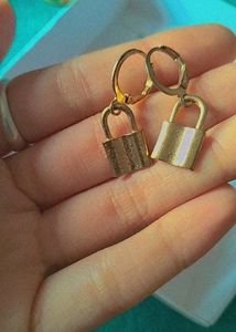 Small Lock Type Earring Shell Pendent Combo Offer
