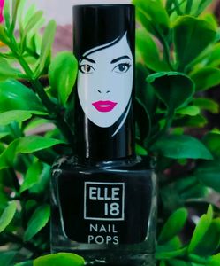 ELLE women&#39;s Black Nail Polish💅