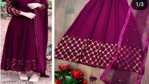 Long Gown With Dupatta