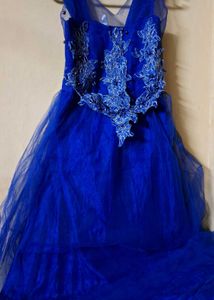 Royal Blue Beautiful Gown Full Lenght
