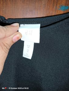 Black Lace Sleeve Dress