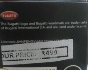 TSC RW Die-Cast Buggati