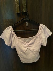 V Neck Crop Top