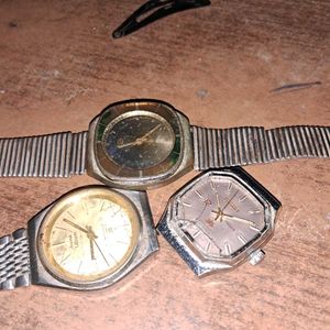 [Non-Working] 3VintageMechanicalWatches