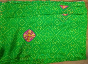 Bandhani Saree With Readymade Blouse💚