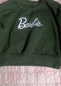 Barbie Cropped Sweatshirt